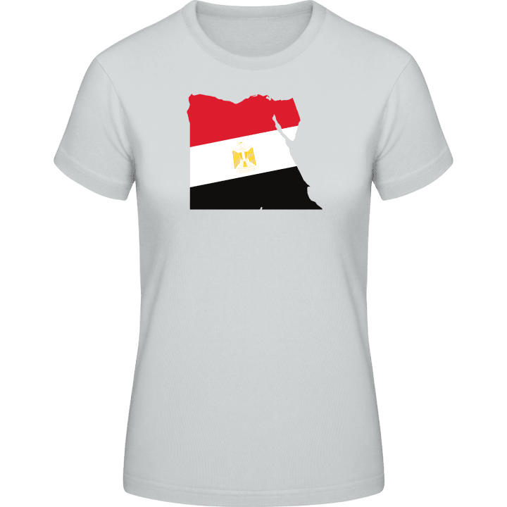 Egypt Map with Crest T-skjorte for kvinner contain pic