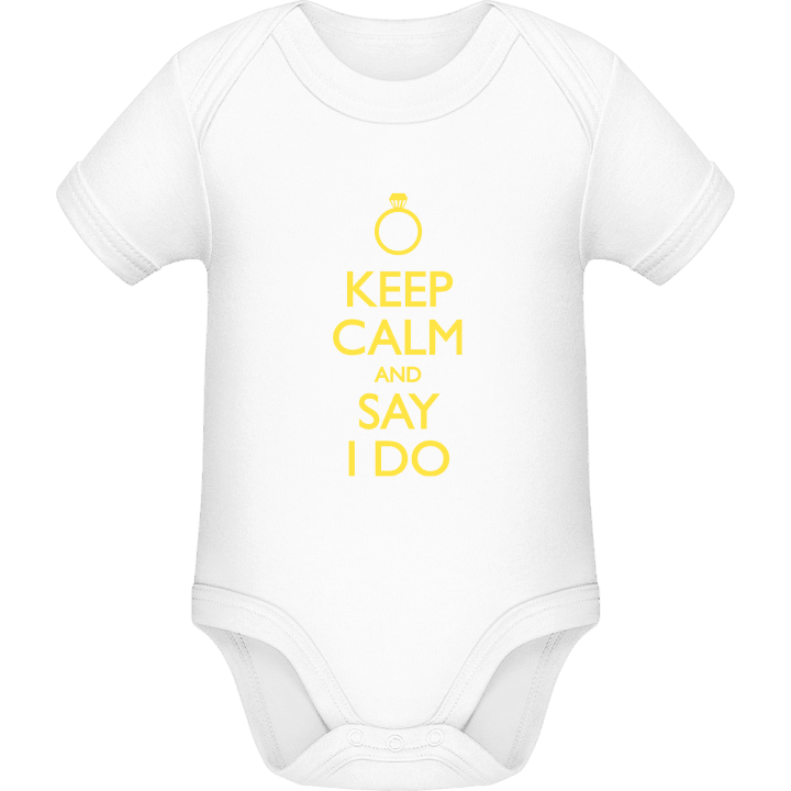 Keep Calm and say I do Baby romper kostym contain pic