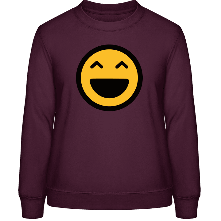 LOL Smiley Emoticon Vrouwen Sweatshirt contain pic