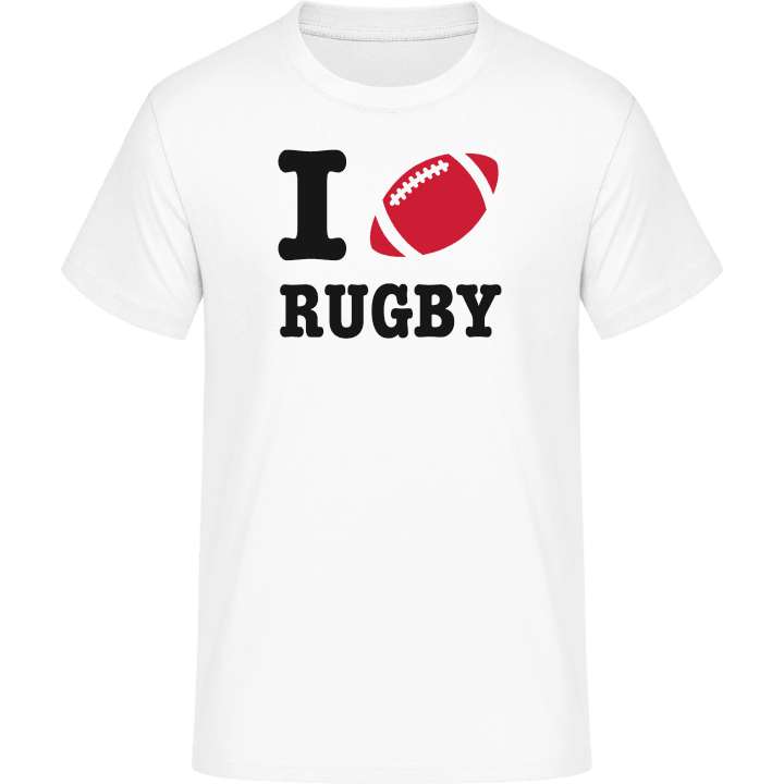 I Love Rugby T-skjorte contain pic