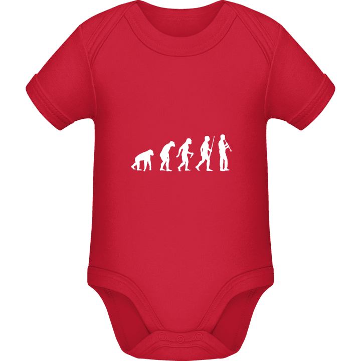 Clarinet Player Evolution Baby Romper contain pic