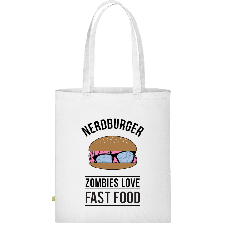 Nerdburger Zombies love Fast Food Stof taske 0 image