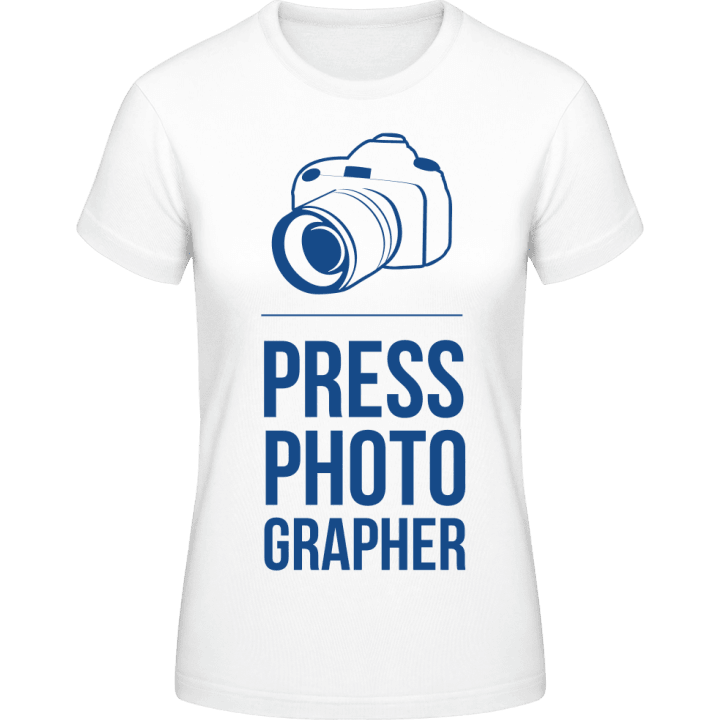 Press Photographer T-skjorte for kvinner contain pic