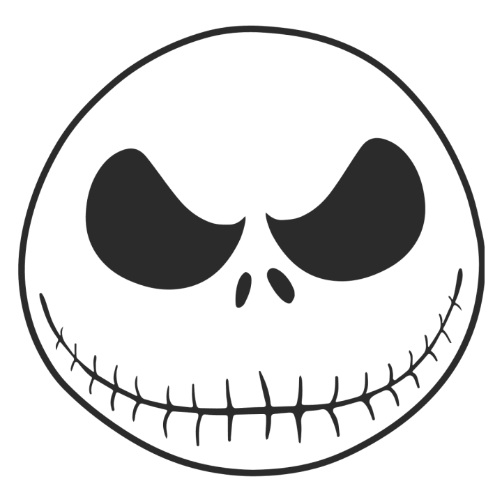 Jack Skellington Skull Face T-shirt för kvinnor 0 image