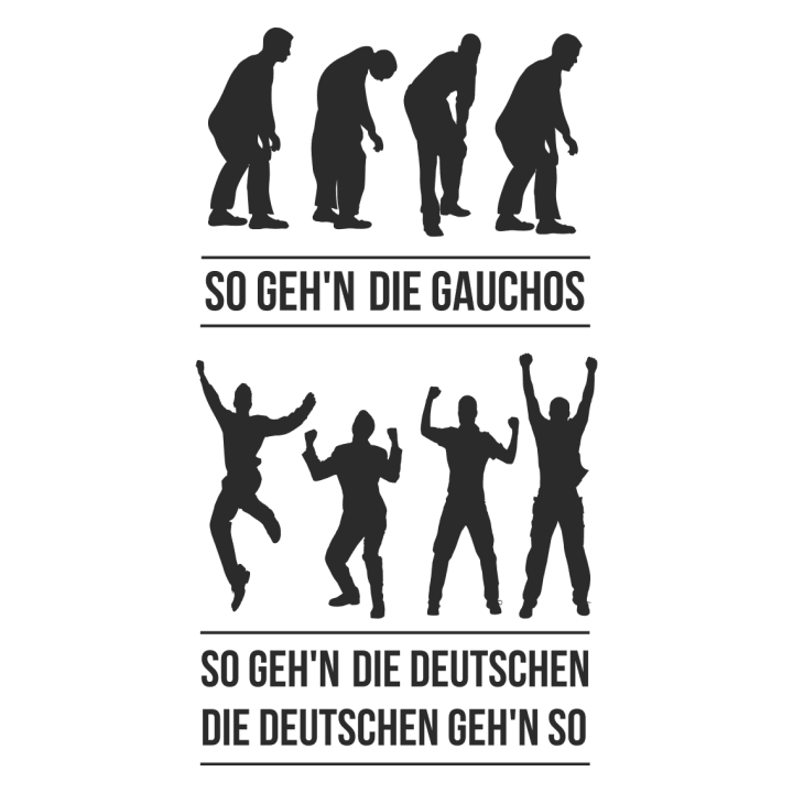 So gehen die Gauchos so gehen die Deutschen T-shirt til kvinder 0 image
