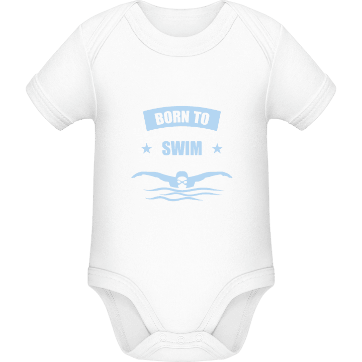 Born To Swim Baby romper kostym contain pic