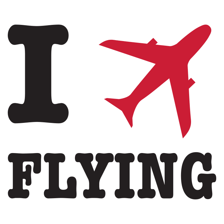 I Love Flying Sweatshirt för kvinnor 0 image