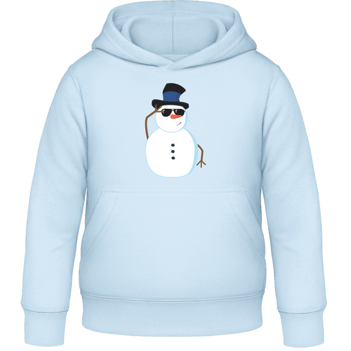 Cool Snowman Kids Hoodie 0 image