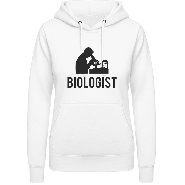 biólogo Sudadera con capucha para mujer contain pic