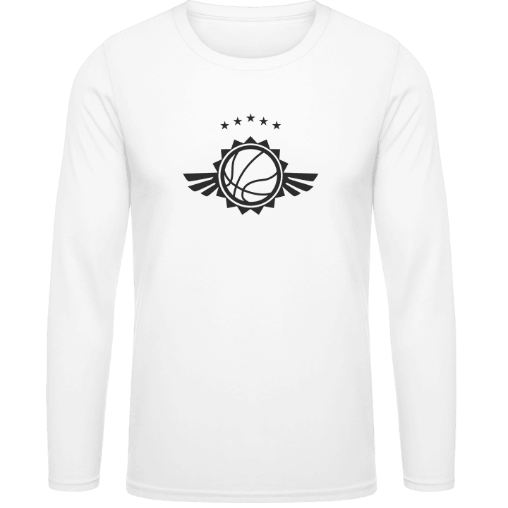 Basketball Winged Symbol T-shirt à manches longues contain pic