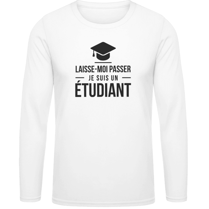 Je suis un étudiant Långärmad skjorta contain pic