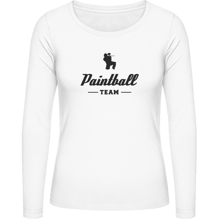 Paintball Team Camisa de manga larga para mujer contain pic