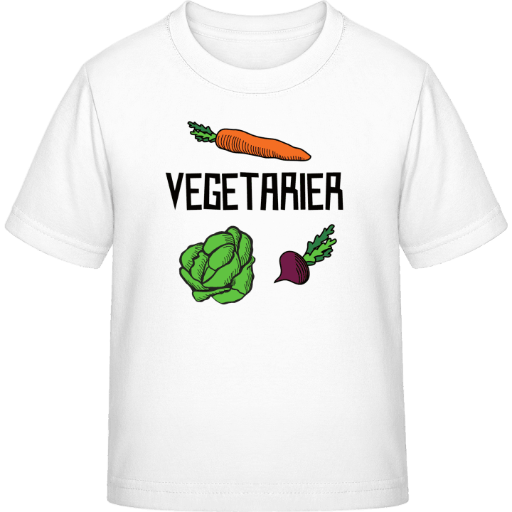 Vegetarier Illustration Kinder T-Shirt contain pic