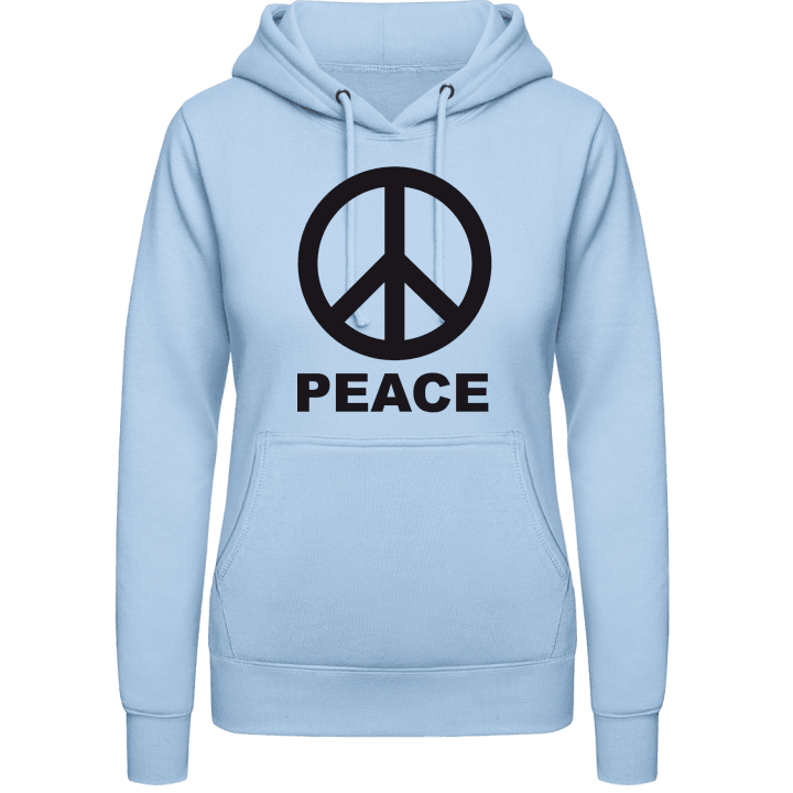 Peace Symbol Felpa con cappuccio da donna 0 image