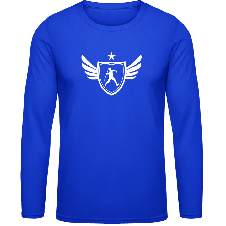 Javelin Throw Star T-shirt à manches longues contain pic