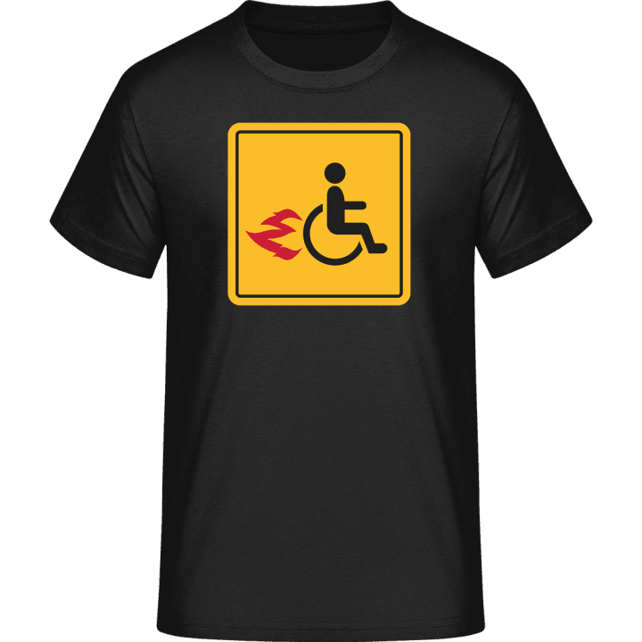 Wheelchair On Fire T-Shirt 0 image
