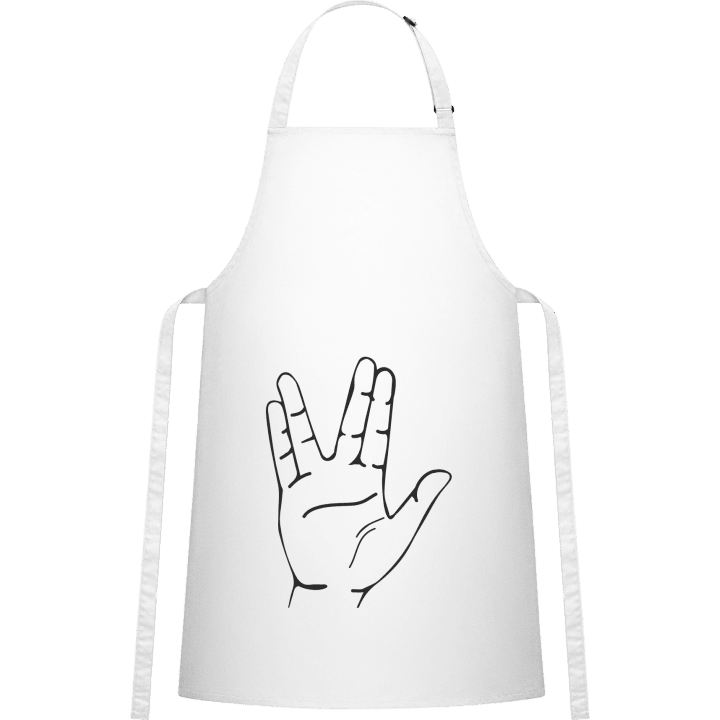 Live Long And Prosper Hand Sign Delantal de cocina 0 image