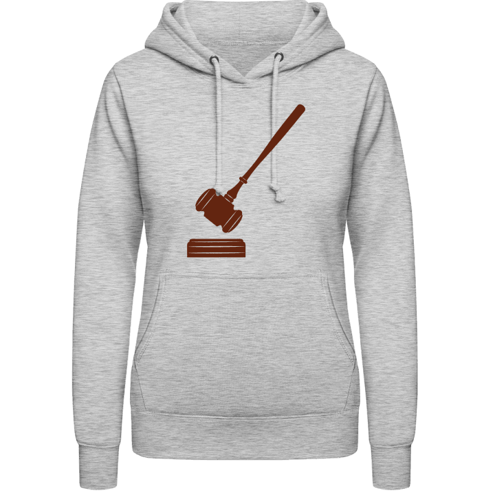 Judge Hammer Vrouwen Hoodie contain pic