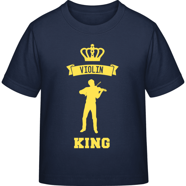 Violin King T-skjorte for barn contain pic