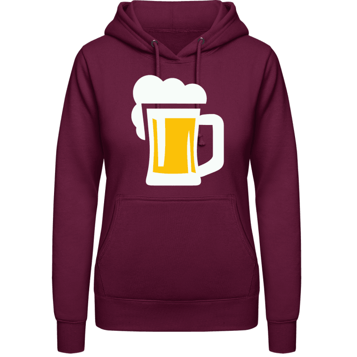 Glas Beer Vrouwen Hoodie contain pic