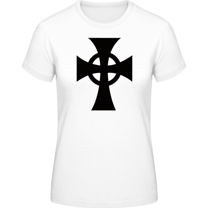 Celtic Irish Cross T-skjorte for kvinner contain pic