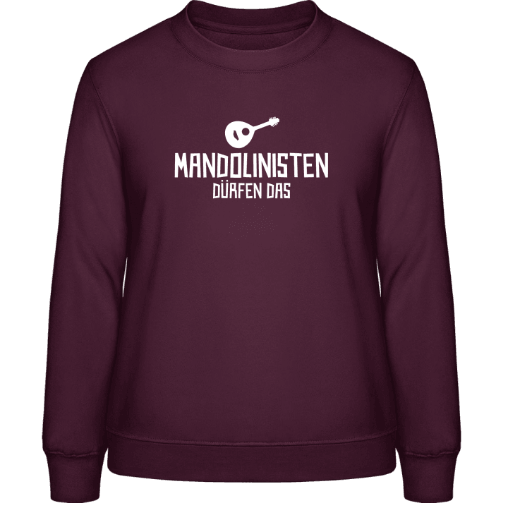 Mandolinisten dürfen das Sweatshirt för kvinnor contain pic