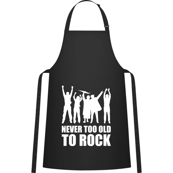 Never Too Old To Rock Kitchen Apron contain pic