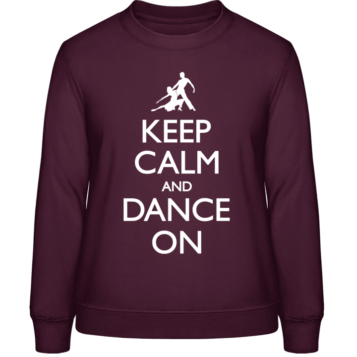 Keep Calm and Dance Latino Sweat-shirt pour femme contain pic