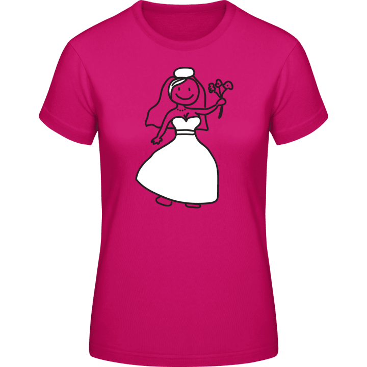 Cute Bride Comic Vrouwen T-shirt 0 image