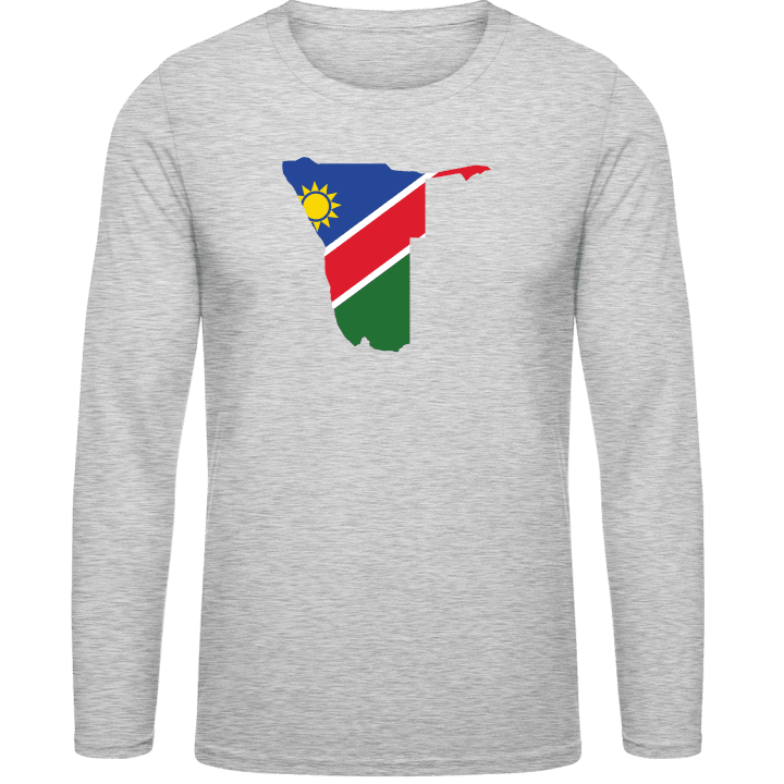Namibia Map Langermet skjorte contain pic