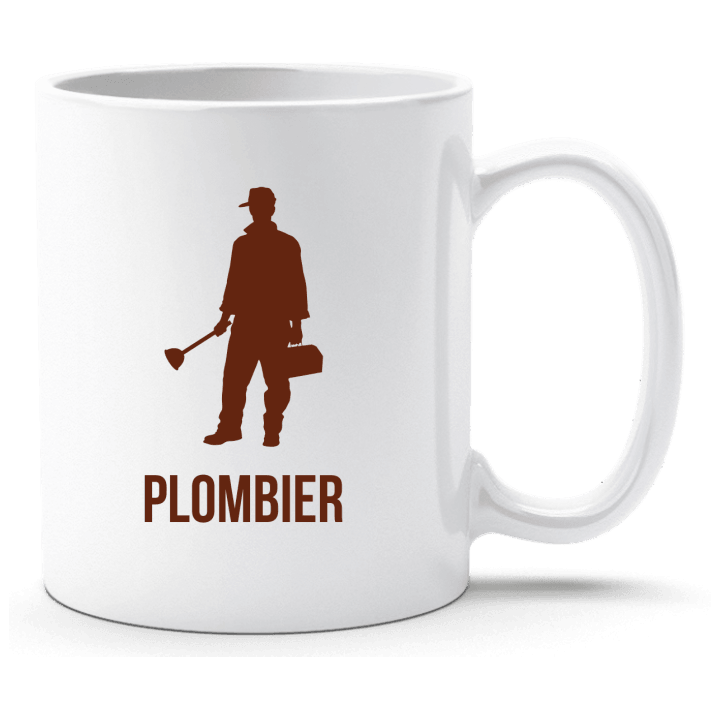 Plombier Silhouette Tasse contain pic