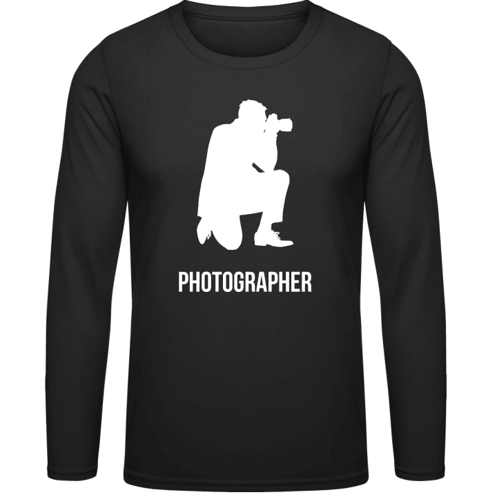 Photographer in Action Langarmshirt contain pic