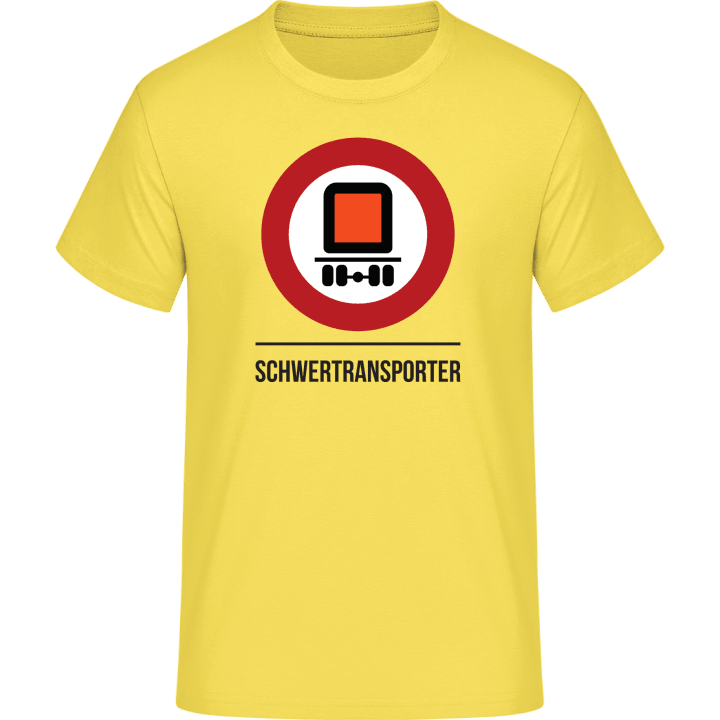 Schwertransporter Schild T-Shirt 0 image