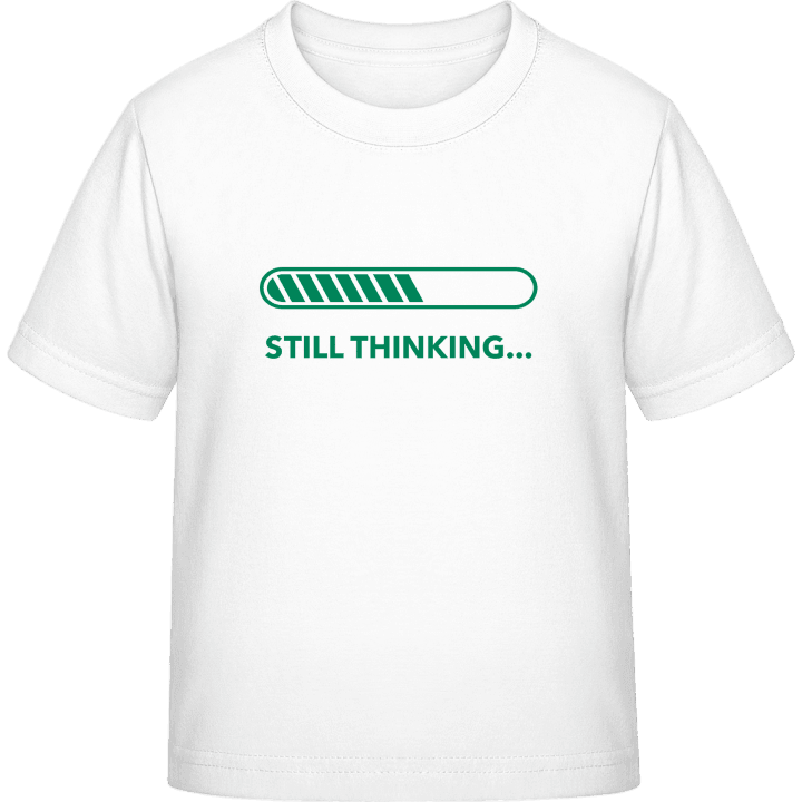 Still Thinking Progress Kinderen T-shirt contain pic