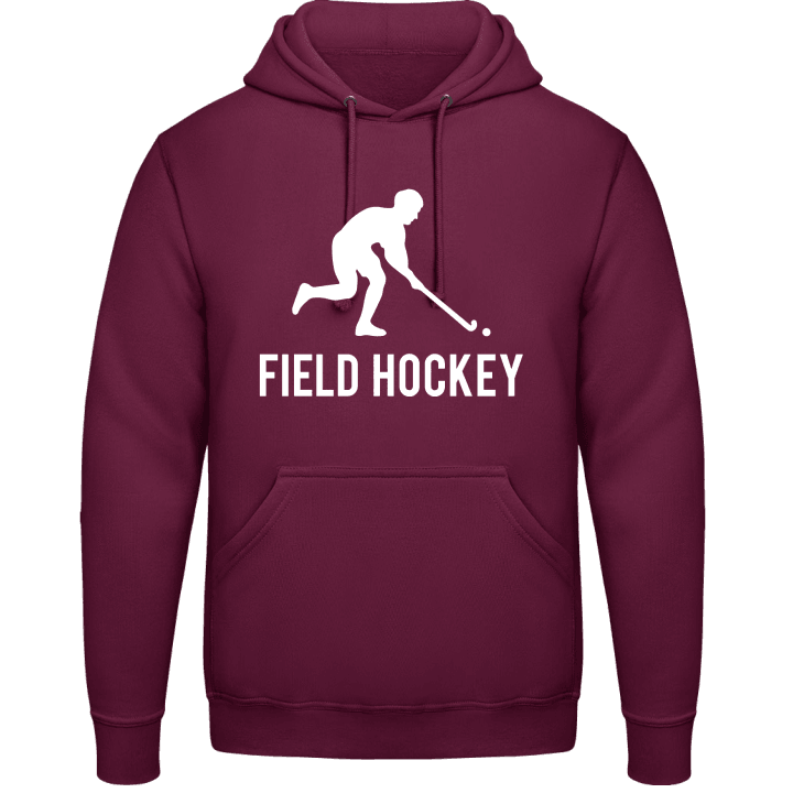 Field Hockey Silhouette Huvtröja contain pic