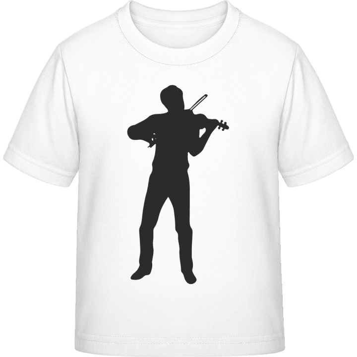Violinist Silhouette T-shirt för barn contain pic