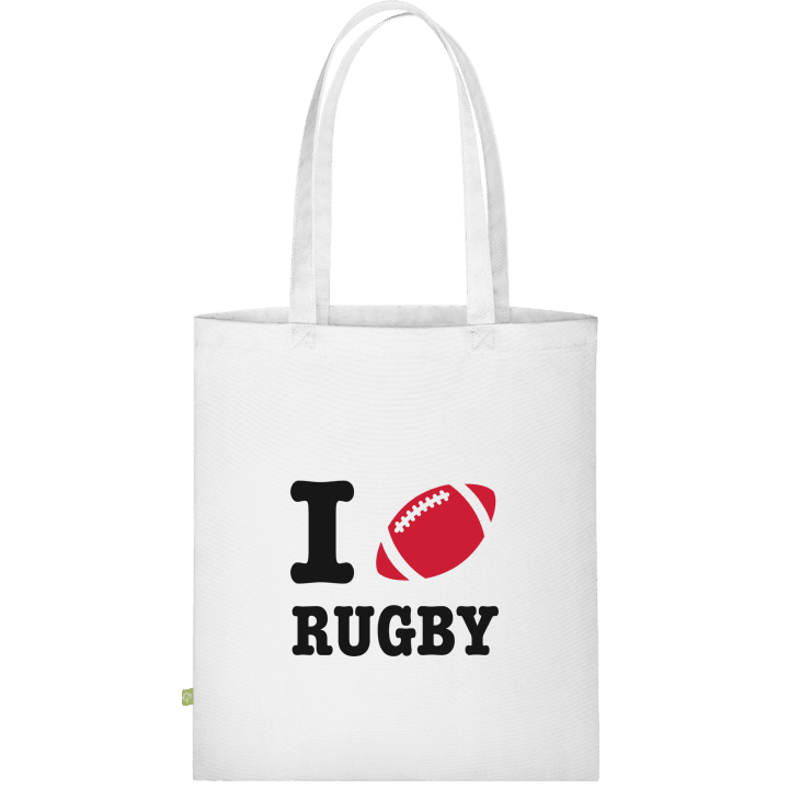 I Love Rugby Sac en tissu contain pic