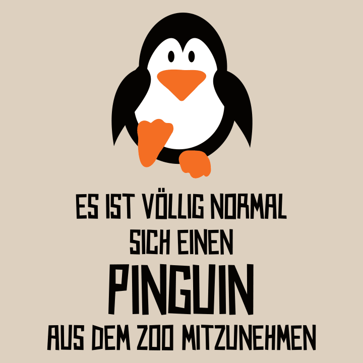 Es ist völlig normal sich einen Pinguin aus dem Zoo mitzunehmen T-shirt à manches longues pour femmes 0 image