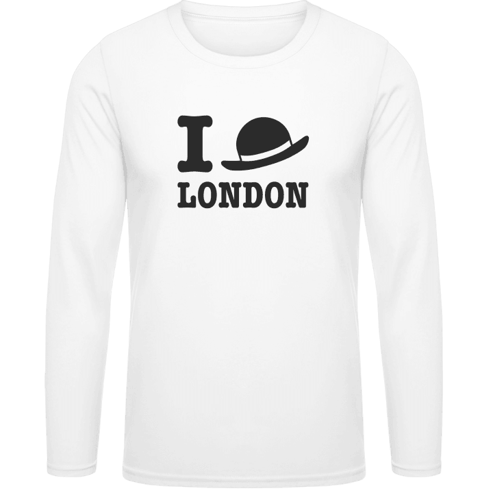 I Love London Bowler Hat Long Sleeve Shirt contain pic