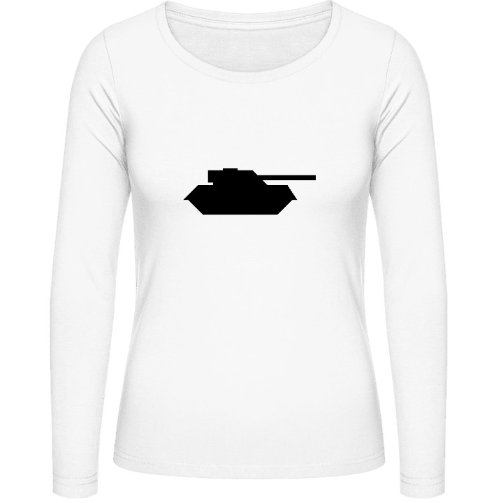 Tank Silouhette Frauen Langarmshirt contain pic