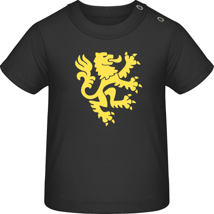Rampant Lion Coat of Arms Baby T-skjorte contain pic