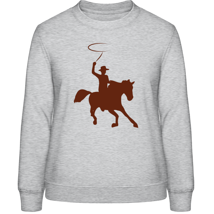 Cowboy Frauen Sweatshirt contain pic