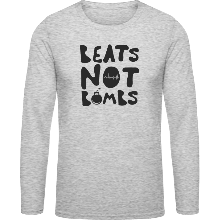 Beats Not Bombs Langarmshirt contain pic