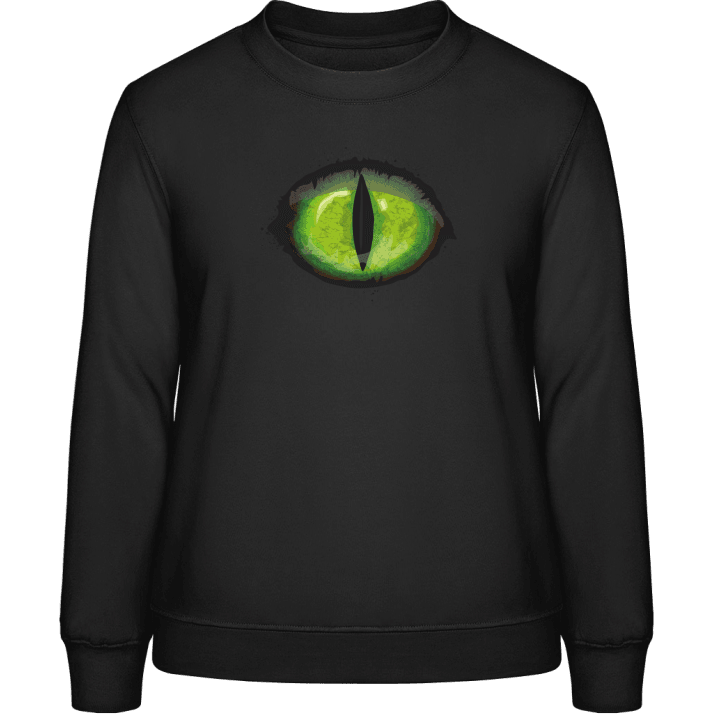 Scary Green Monster Eye Sweatshirt til kvinder 0 image
