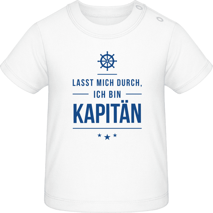 Lasst mich durch ich bin Kapitän T-shirt för bebisar contain pic