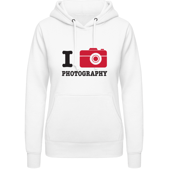I Love Photography Vrouwen Hoodie contain pic