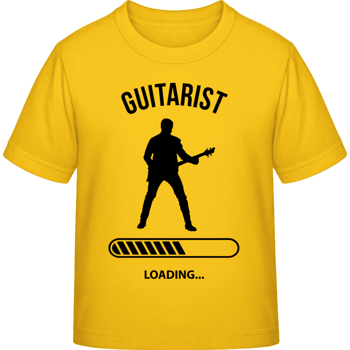 Guitarist Loading T-skjorte for barn contain pic