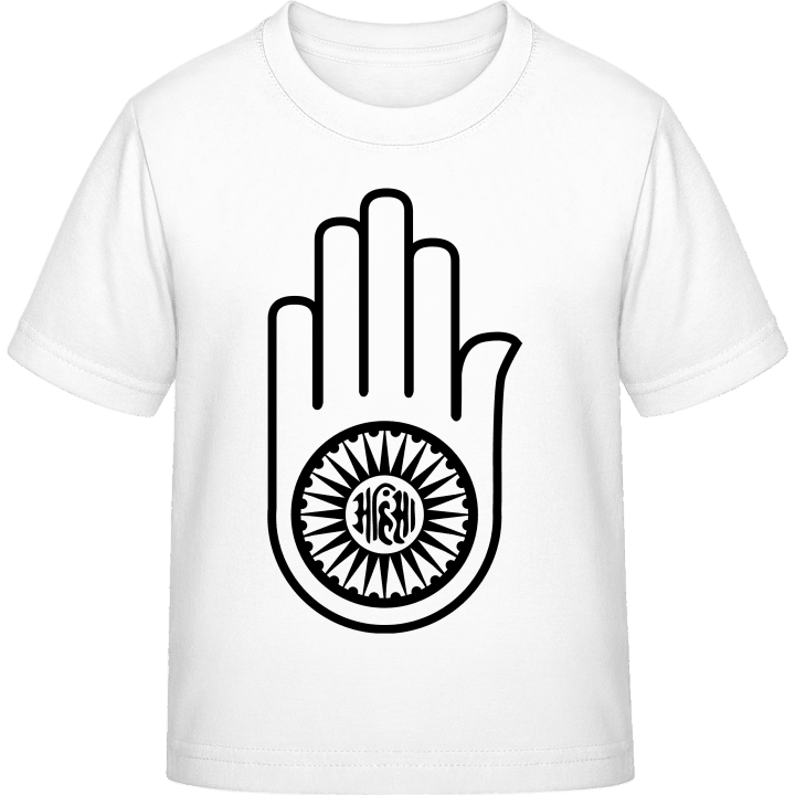 Jainism Hand T-skjorte for barn contain pic