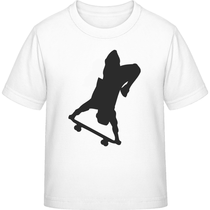 Skateboarder Trick T-skjorte for barn contain pic