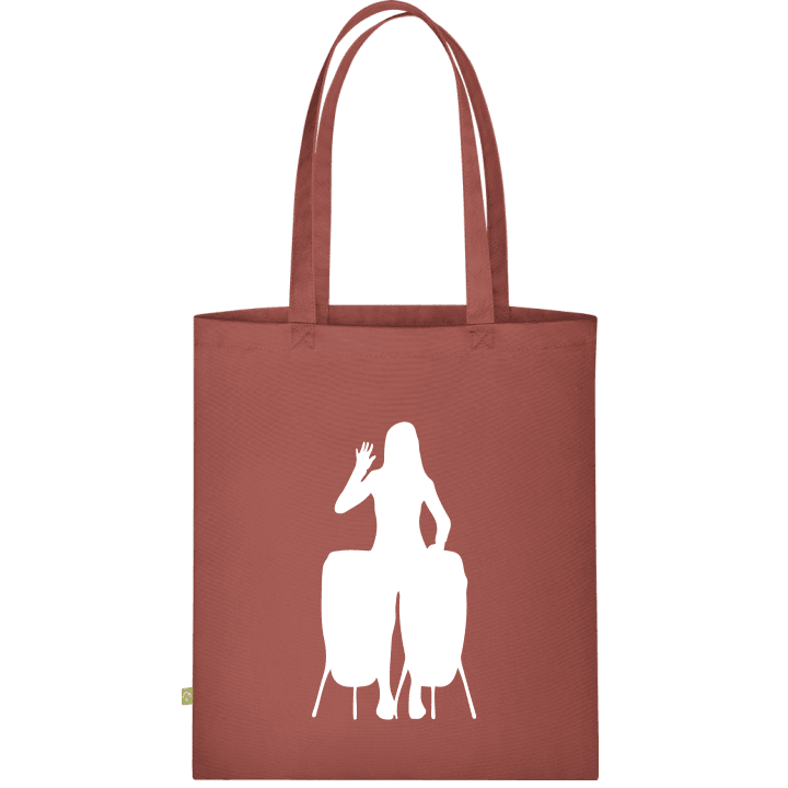 Percussion Silhouette Female Väska av tyg contain pic